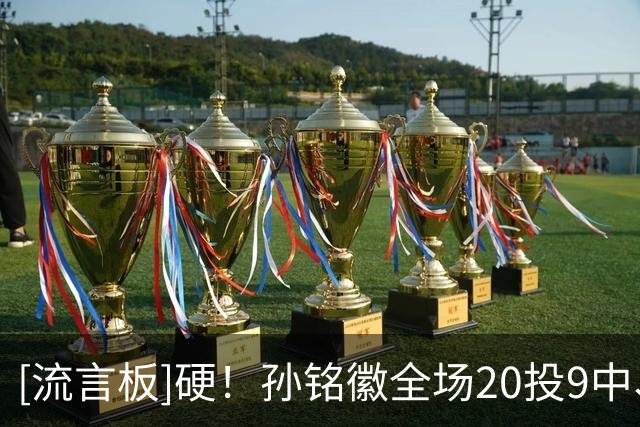 [流言板]硬！孙铭徽全场20投9中、三分10中5砍下29分4篮板6助攻